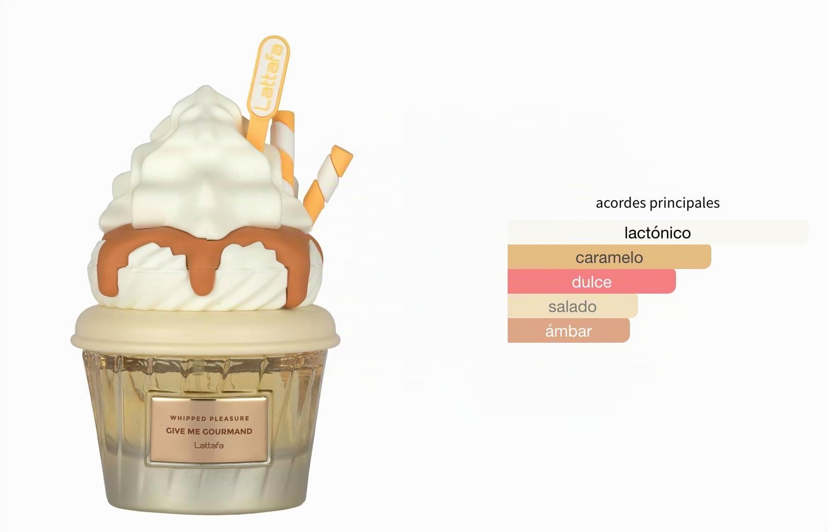 Lattafa Whipped Pleasure Eau de Parfum 75 ml, Perfume Árabe Unisex de Larga Duración, Incluye Atomizador, Aroma Dulce, Cremoso y Gourmand con Notas de Caramelo, Jazmín y Almizcle (Whipped Pleasure)