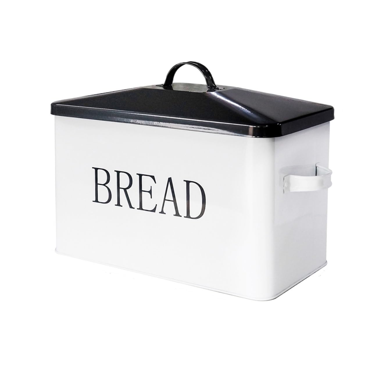 LSNNMU Metal Bread Box Bin For Kitchen Countertop Homemade Food Storage Container For Organisation