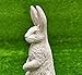 Standing Massive Rabbit Statue Concrete Bunny Figurine Outdoor Backyard Patio or Garden Decoration