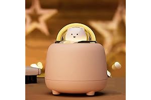 Cute Wireless Speaker with Adjustable Dual Night Light