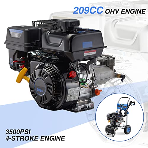 Mutaomay 3500Psi Gas Pressure Washer, 2.3Gpm Gas Powered High Pressure Clean Machine With 209Cc Engine thumb #1