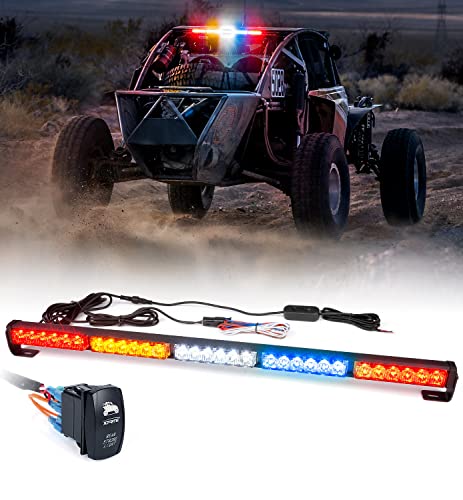 Xprite Upgraded 30" Offroad Rear Chase Led Strobe Light Bars W/Running Turn Signal Brake Reverse Light For Utv, Atv, Polaris Rzr Xp 1000, Side By Sides, 4X4, Trophy Truck - Rz Series Rywbr #TOP3