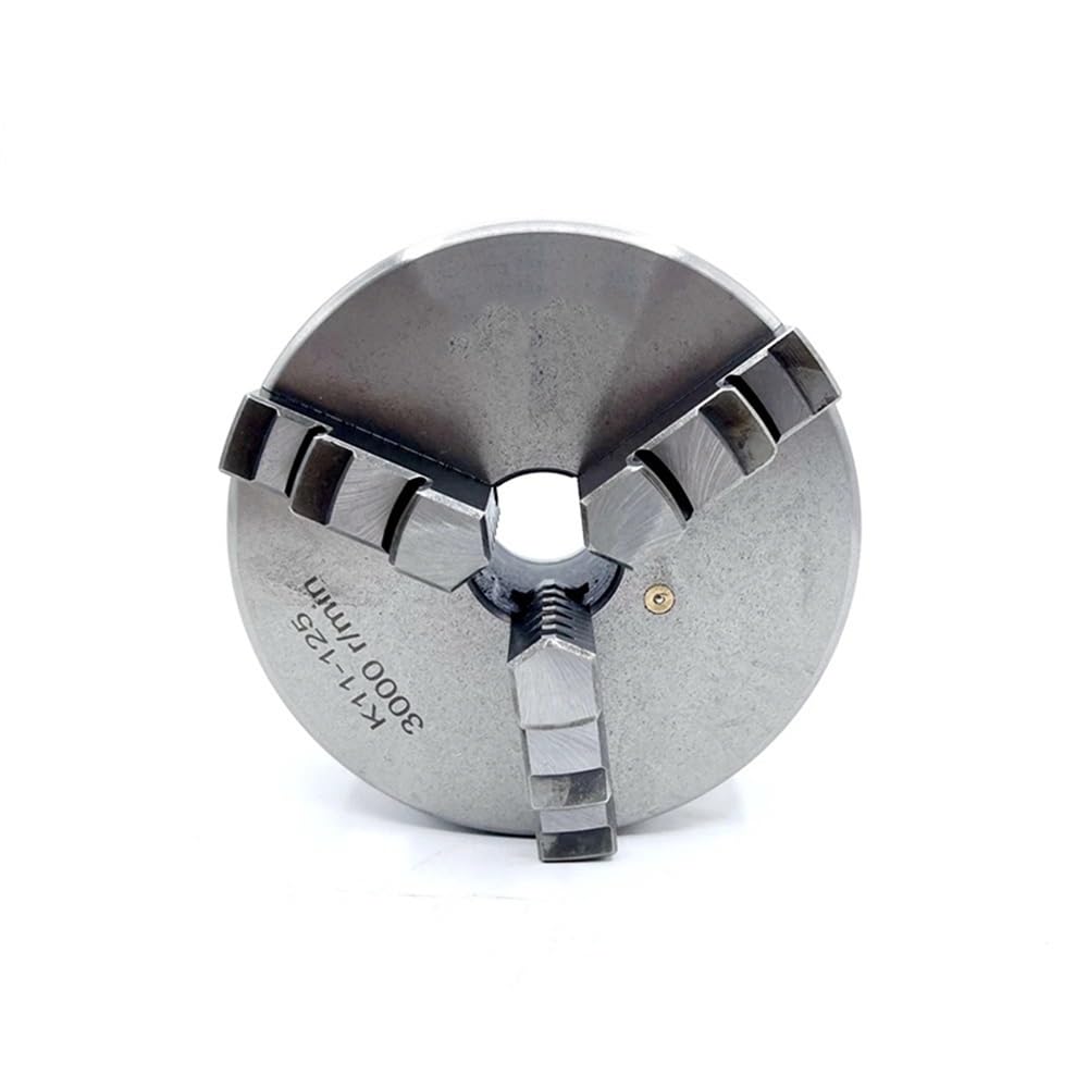 Uchwyt tokarski K11 125mm 3 szczękowy ręczny samocentrujący metalowy Uchwyt tokarski K11-125 ze szczękami Akcesoria do obrabiarek