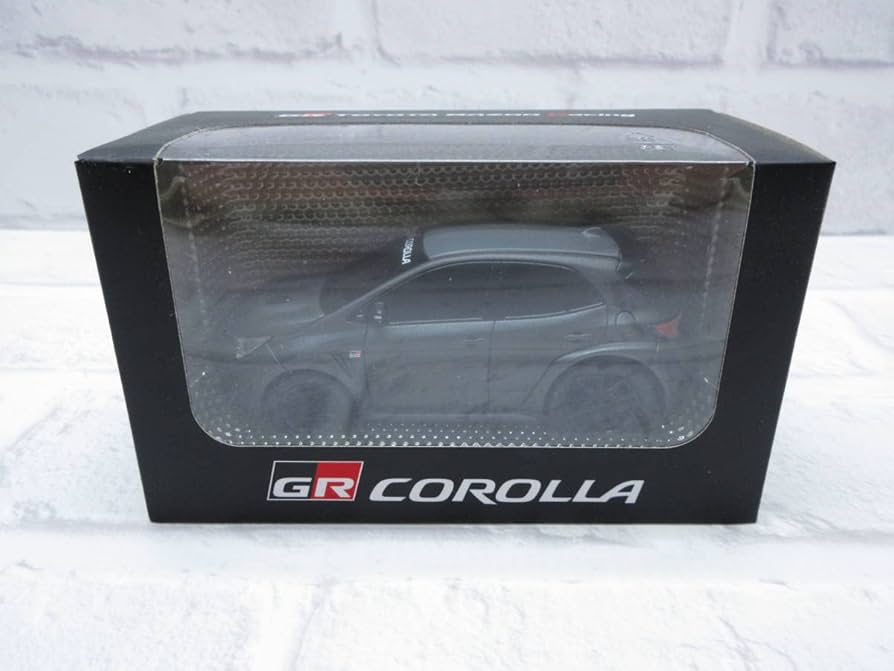 トヨタ GRカローラ ミニカー カラーサンプル マットスティール【非売品】 トヨタ GRカローラ ミニカー カラーサンプル マットスティール