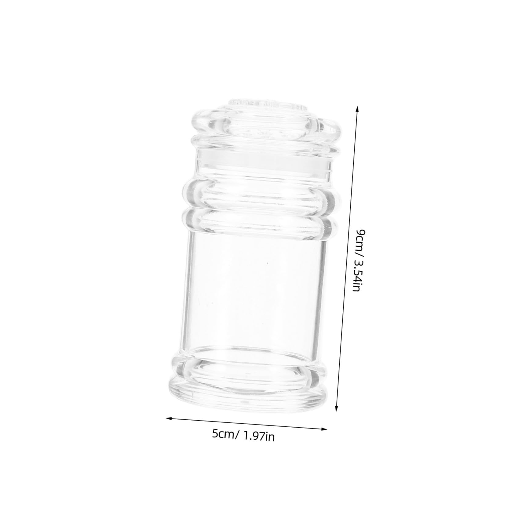 KICHOUSE Travel Seasoning Containers Seasoning Shaker Salt Container Portable Design