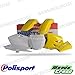 MONDOCROSS Kit plastiche cross mx POLISPORT Giallo Bianco SUZUKI RM 125 01-12 RM 250 01-12