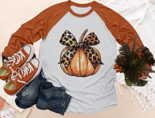 Thanksgiving Shirts for Women Vintage Thanksgiving Graphic Tees Funny Long Sleeve Halloween Shirt Casual Fall Tops Shirt3