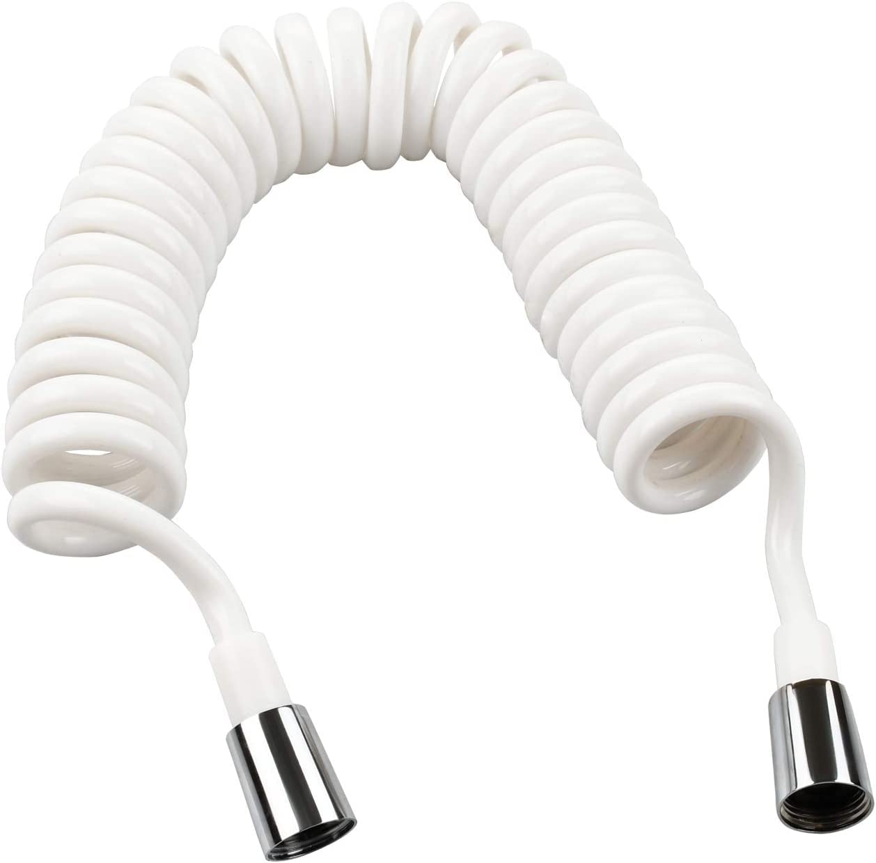 Shattaf Spiral Hose Pipe Up to 2.0M, Portable for Travel, Premium PVC Pipe 280 CM Pack of (1)