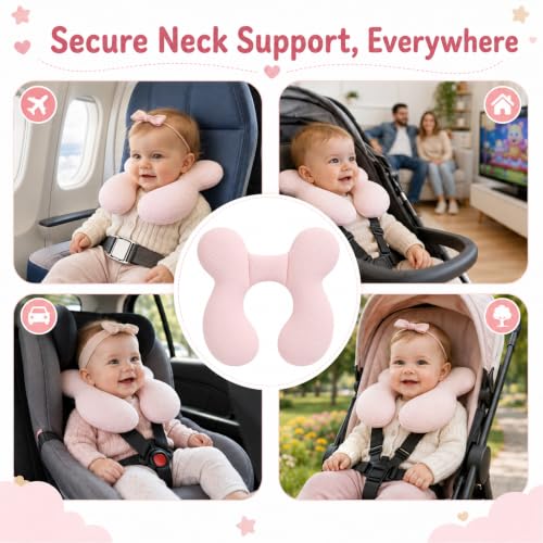 Almohada de soporte para cabeza de bebé recién nacido miniatura 7