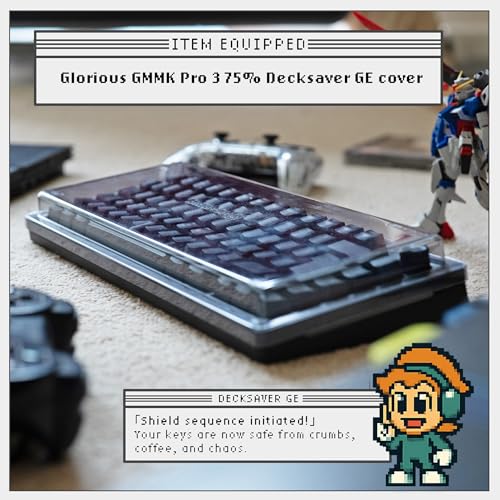 Couvercle Decksaver Glorious GMMK3 75% coque protection clavier rigide - 6