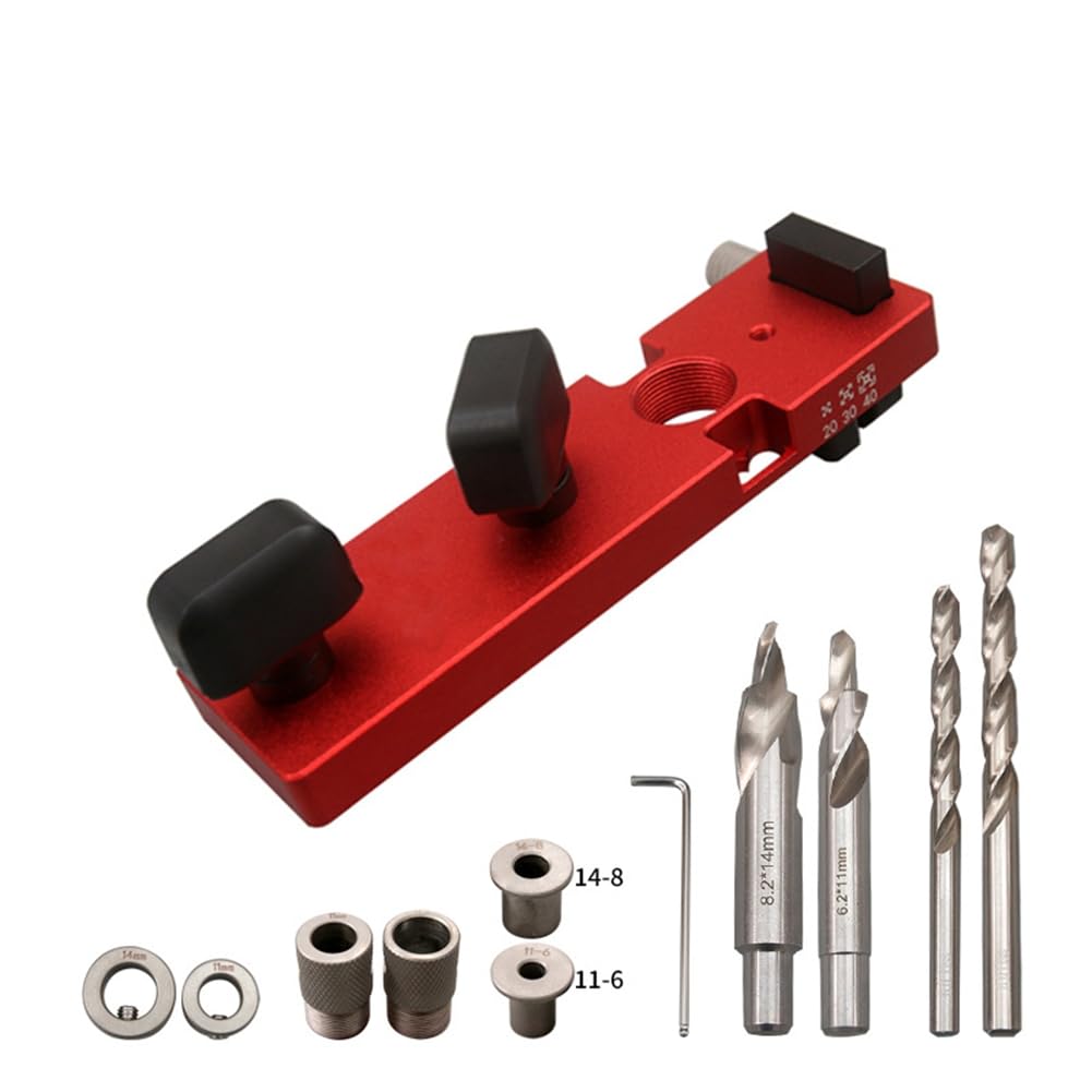 Jnchdghwa As Shown Drill Guide Punch Locator For Aluminum Profile, Single Hole For 2020 3030 4040 Punching Drilling Tool