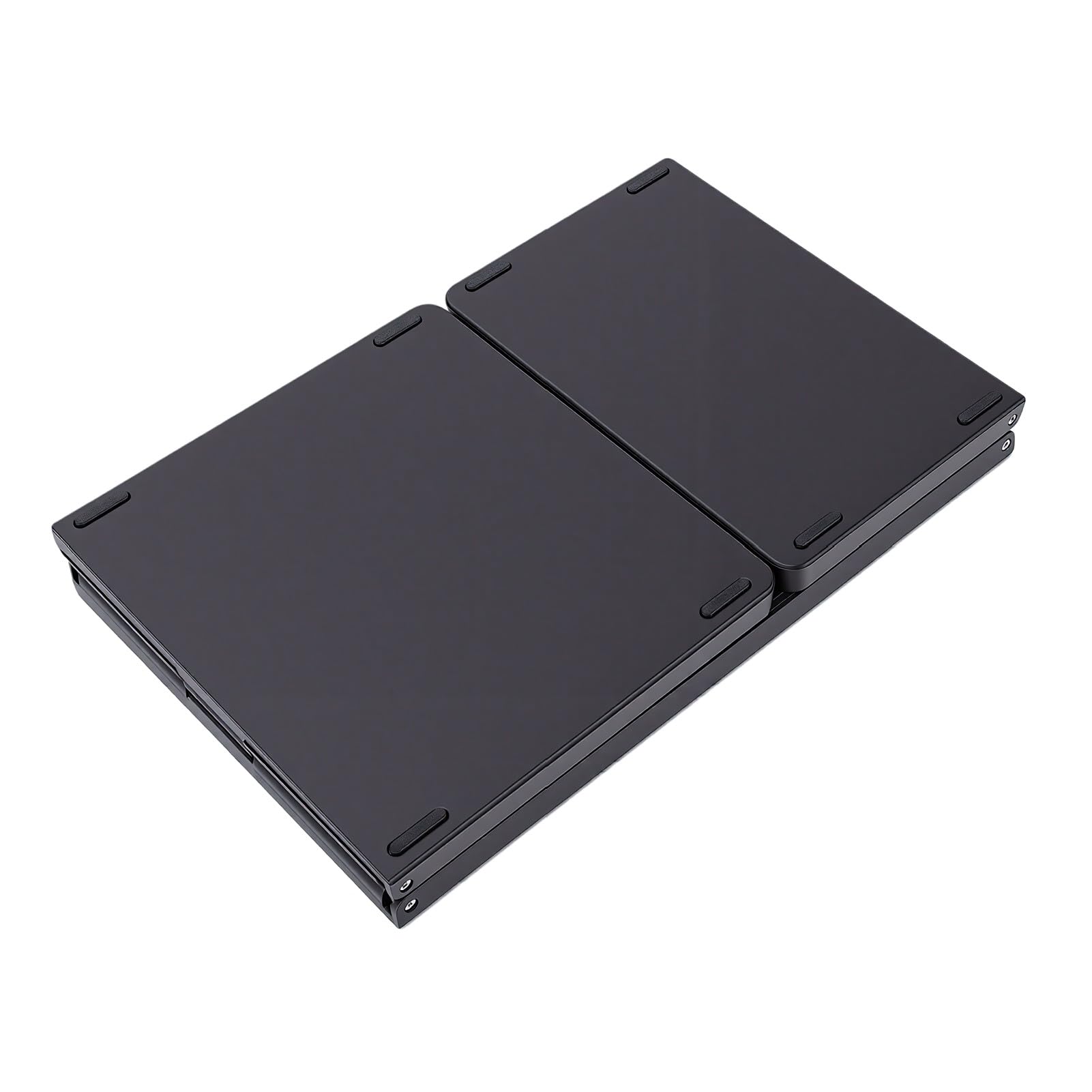 banapoy Combo Tastiera Mouse Pieghevole Wireless Bluetooth 81 Tasti con Tastierino Numerico per Smartphone Tablet Computer Portatile, Ricaricabile, Sottile Viaggio Tascabile