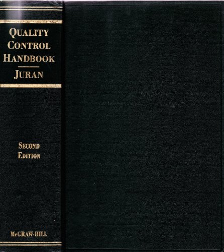 Quality Control Handbook B0000EG04N Book Cover