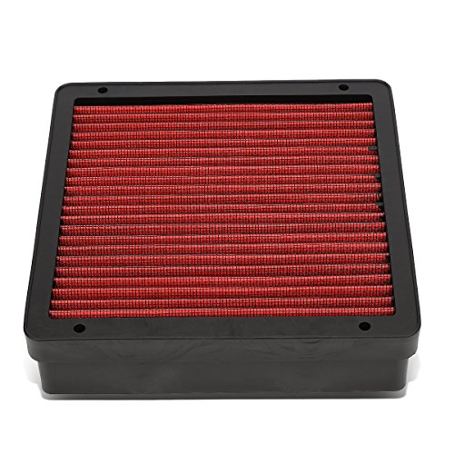 DNA Motoring AFPN-106-RD Washable Drop In Panel Air Filter Enhance