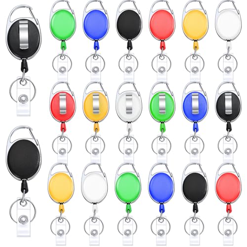 Enrouleur de badge rétractable pour infirmières et personnel de bureau actifs