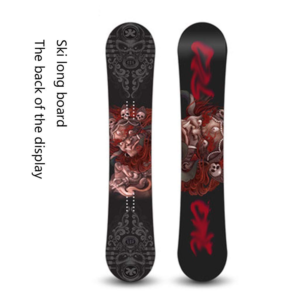 MU Neige Ski Traîneaux Longboard Ski Snowboard Veneer adulte Veneer extérieur Spécial Ski Équipement Hommes et Femmes professionnel Ski,Noir,157cm / 61,8 pouces
