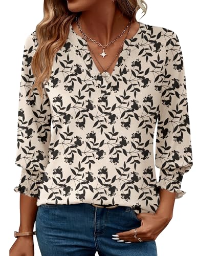 lomon women39s 2025 fashion tops 34 length sleeve business casual blouses summer tees shirts