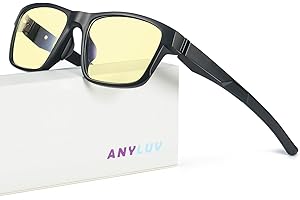 ANYLUV Gaming Glasses for Extended Screen Time and Eye Strain Prevention