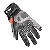 Hero MotoCorp Cycling Leather Short Riding Gloves - Knuckle & Finger Protection, Touch Screen Sensitive, with Palm Slider (Size L)