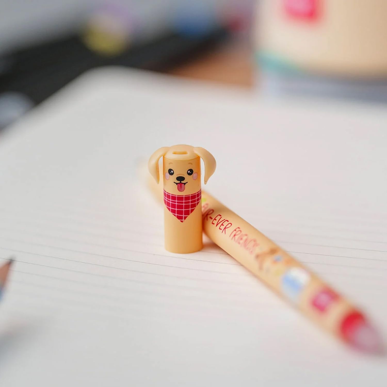 LEGAMI Fur-ever Friends + Farm Sweet Farm Lot de 23 stylos à encre gel effaçable avec encre sensible à la chaleur, encre colorée et motifs sur le thème des animaux, pointe de 0,7 mm, chiens et animaux