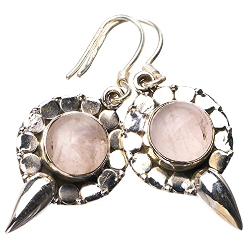 Boucles d'oreilles quartz rose naturel StarGems pour exprimer votre douceur