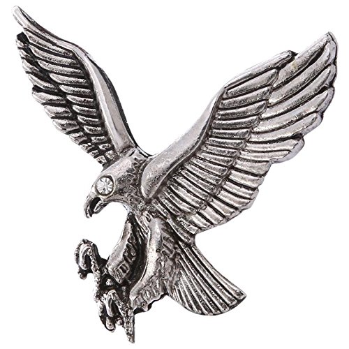 Lapel Pin For Men Suit Silver Brass Bird Shape Brooche For Men Tscpsil1771