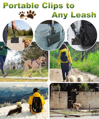 Image of Charmount 200 Count Dog Poop Bags Rolls with Zippered Pouch Dispenser Holder, Extra Thick Leak-Proof Unscented Waste Bags, Coreless Easy Load for Small to Large Dogs