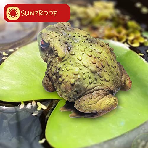 Sunthus Frog Toad Sculptures Garden Statues Yard Art Resin Decorations Outdoor Garden Decor #TOP4