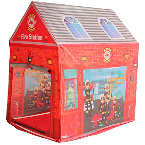 Barraca Infantil Toca Menino Tenda Casinha Vermelha Importway Bombeiro