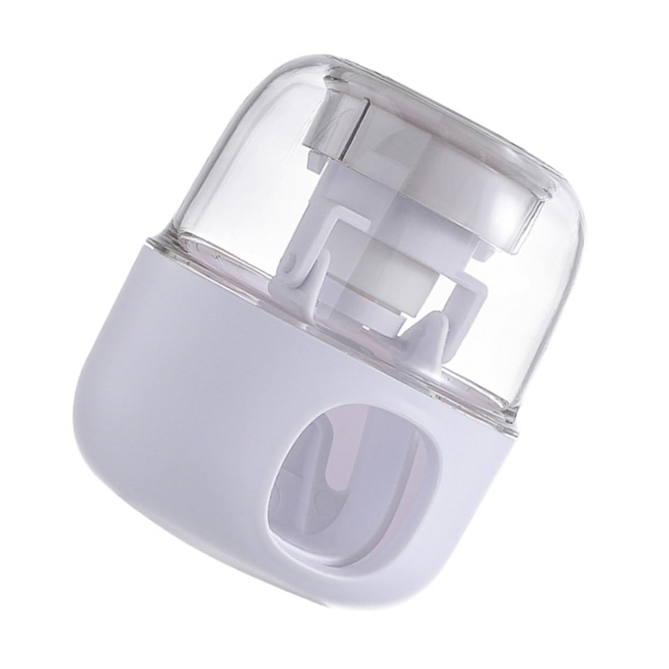 IWOWHERO 1pc Nail- Toothpaste Dispenser Wall-Mounted Storage Rack Waterproof Facial Squeezer