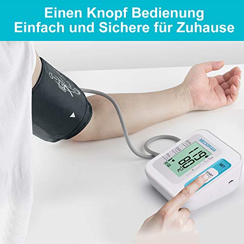 Blood Pressure Machines for Home Use, MEDGRAM Accurate Upper Arm Blood Pressure Monitor with Large...