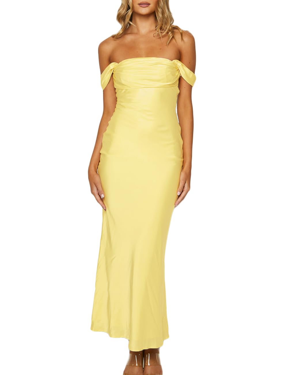 maxi dress with tie back Magnus White Tie Back Maxi Dress - US 14