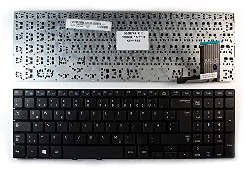 Clavier portable Samsung 370R5E Keyboards4Laptops Windows 8 Noir Allemande