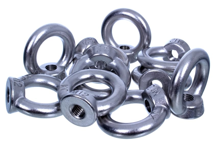 Bulloni Ad Occhiello In Acciaio Inossidabile M8 304 Con Anello Di Sollevamento E Filettatura Esterna 8 Pezzi 88471630 - Foto 5