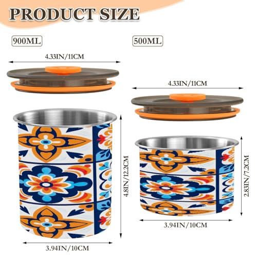 Envase de café ATTX 500 ml acero inoxidable con tapa hermética miniatura 2