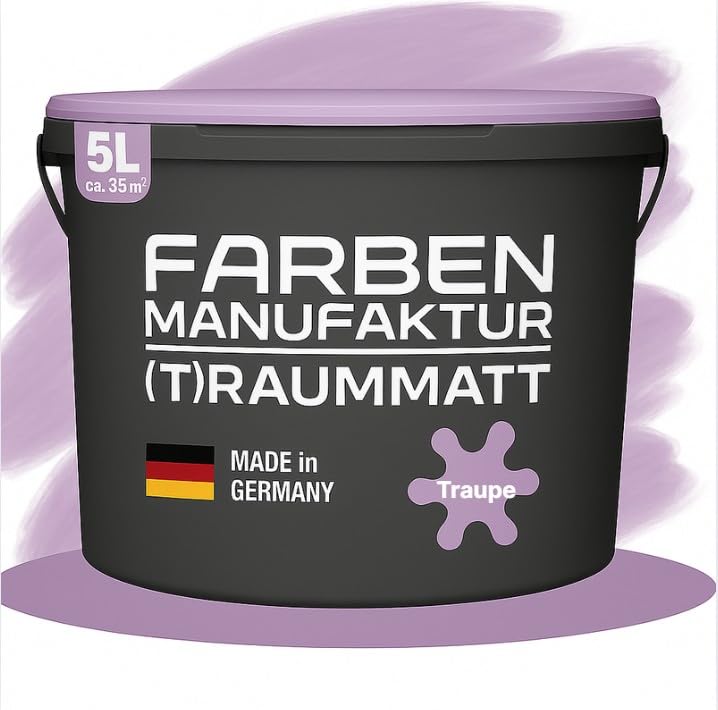Farben Manufaktur (T) raummatt Wandfarbe Innenwandfarbe Innenfarbe...