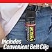 Vexor Police-Strength Pepper Spray 2-Pack with Belt Clip, 20ft Range, Flip Safety - for Self Defense