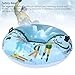 Luqeeg 41.3 Inch Snow Tube, PVC Cold Proof Thickened Inflatable Snow Sled, Ski Ring Winter Toy with Soft Grip Handles & Safety Base, Advance Seal Tube for Outdoor Sledding