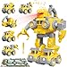 Smontare i giocattoli Robot 5 in 1 Camion Giocattolo del veicolo Tappetino da gioco Imposta Costruisci giocattoli per auto Trasformati Spingi e vai camion Regali per bambini di 3 4 5 6 7 8 anni