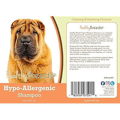 Healthy Breeds Chinese Shar Pei Hypo-Allergenic Shampoo 8 oz