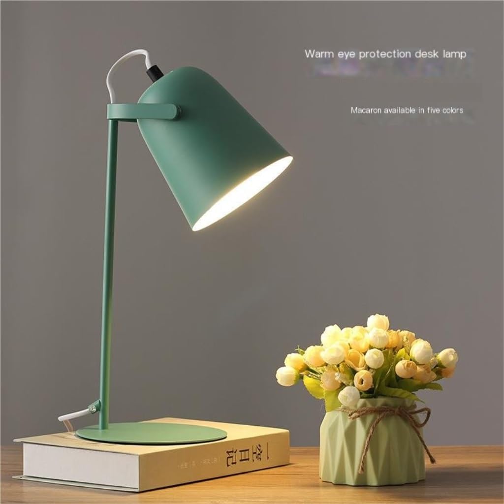Schreibtischlampen Schlafsaal Kleiner Schreibtisch Lampe Ins Schüler LED Eye Protection Desk Girl Schlafsaal Makkaron Farbschreibtisch Lampen Lampen Büro (G, A) Innovate