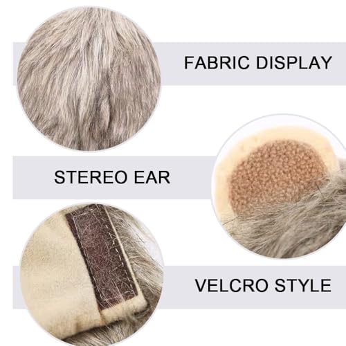 Adorável fantasia de juba de leão para gato e cachorro, touca de peruca divertida para cosplay de an