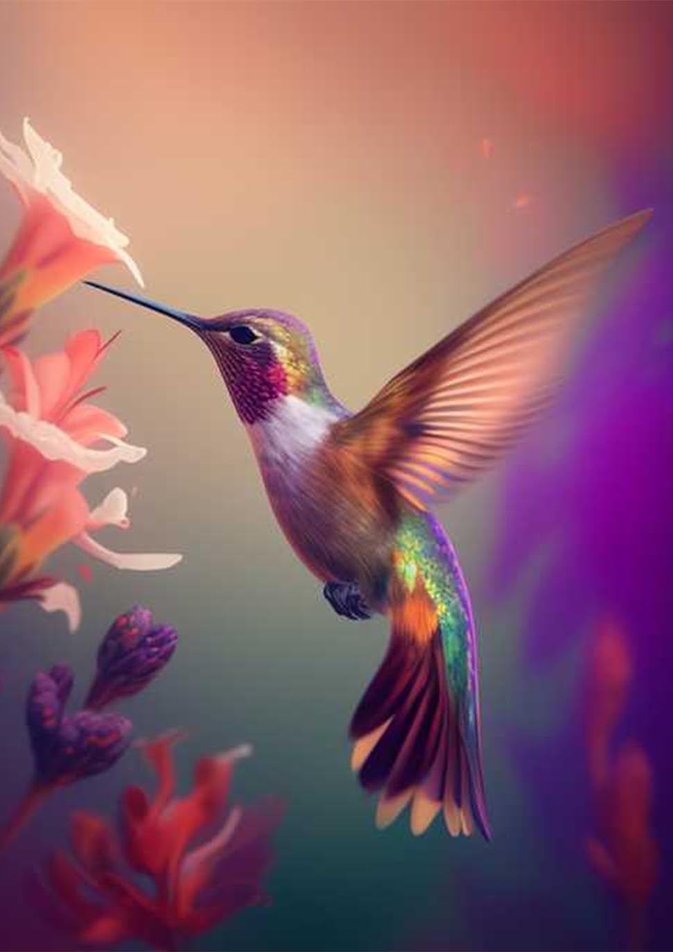 1000 Pieces Puzzles for Adults - Handsome Hummingbird Animal Themed Puzzle Christmas Perfect for Relaxation Activity Difficult Challenging Puzzles