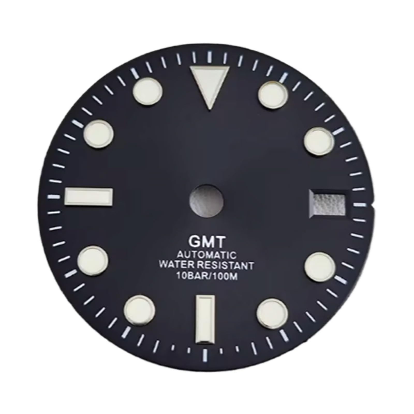 1 szt. 28,5 mm GMT Zegarek Dial Zielony Ultra jasny świecący z automatycznymi akcesoriami do mechanizmu mechanicznego NH34(1012-1)