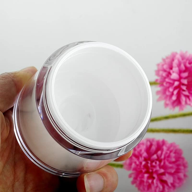 Frasco Vacío De 50 Ml Con Bomba Sin Aire - Dispensador Para Cremas, Sueros, Muestras