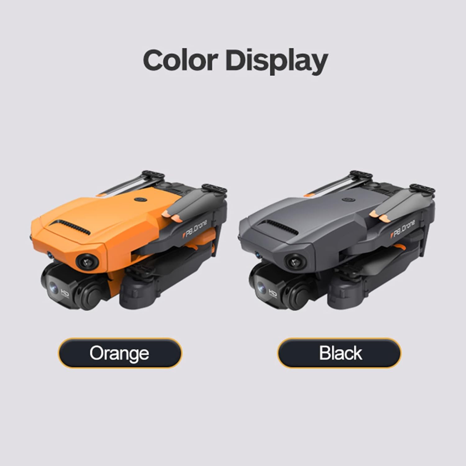 RC Drone with Camera 4K Dual Camera RC Quadcopter with ESC Lens 4 Sided Obstacle Avoidance Waypoint Flight Gesture Control Storage Bag Package 2 Battery