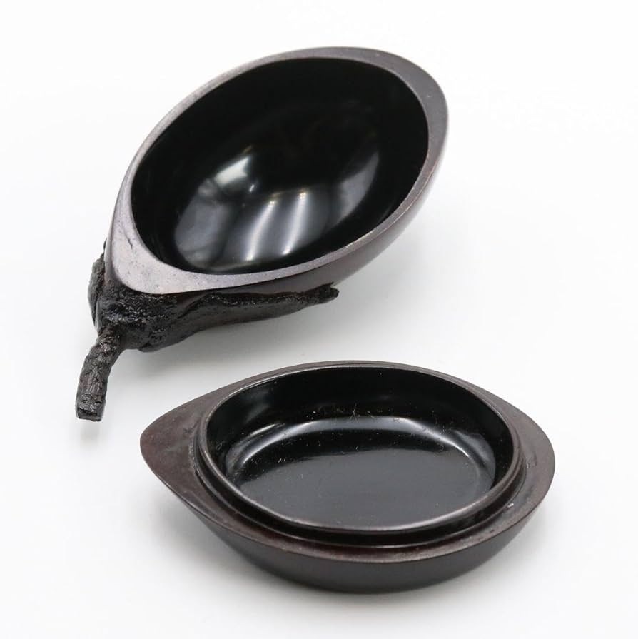 Amazon.co.jp: 川岸充雅作 乾漆茄子香合 輪島塗 茶道具 : おもちゃ