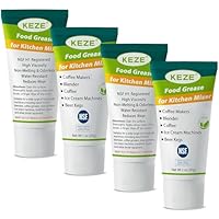 KEZE Food Grade Kitchen Blender Grease, Hygienisches Schmiermittel für Mixer, Kaffeemaschinen, Bierfässer und Küchenmaschinen, Fett NSF-H1 Approved,30g pro Stück, 4er-Pack