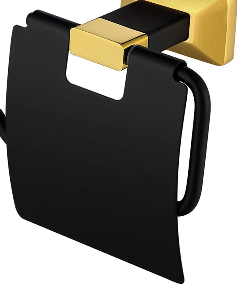 Toilet Paper Holder with Cover Rustproof Copper Wall Mounted Lavatory Toilet Accessories,Toiletpaperholder2