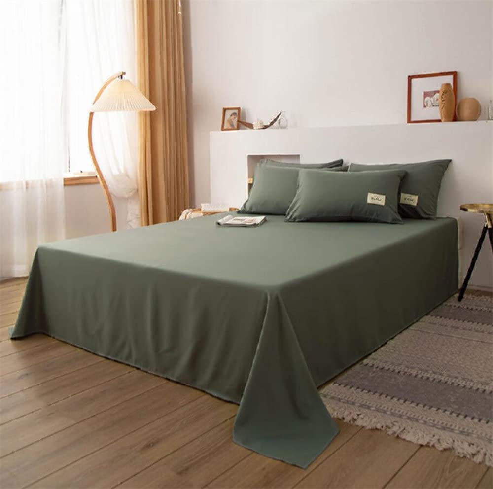 Drap de lit plat en coton lavé pour une chambre parentale cocooning